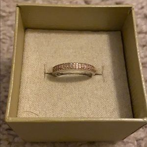 Champagne diamond ring.